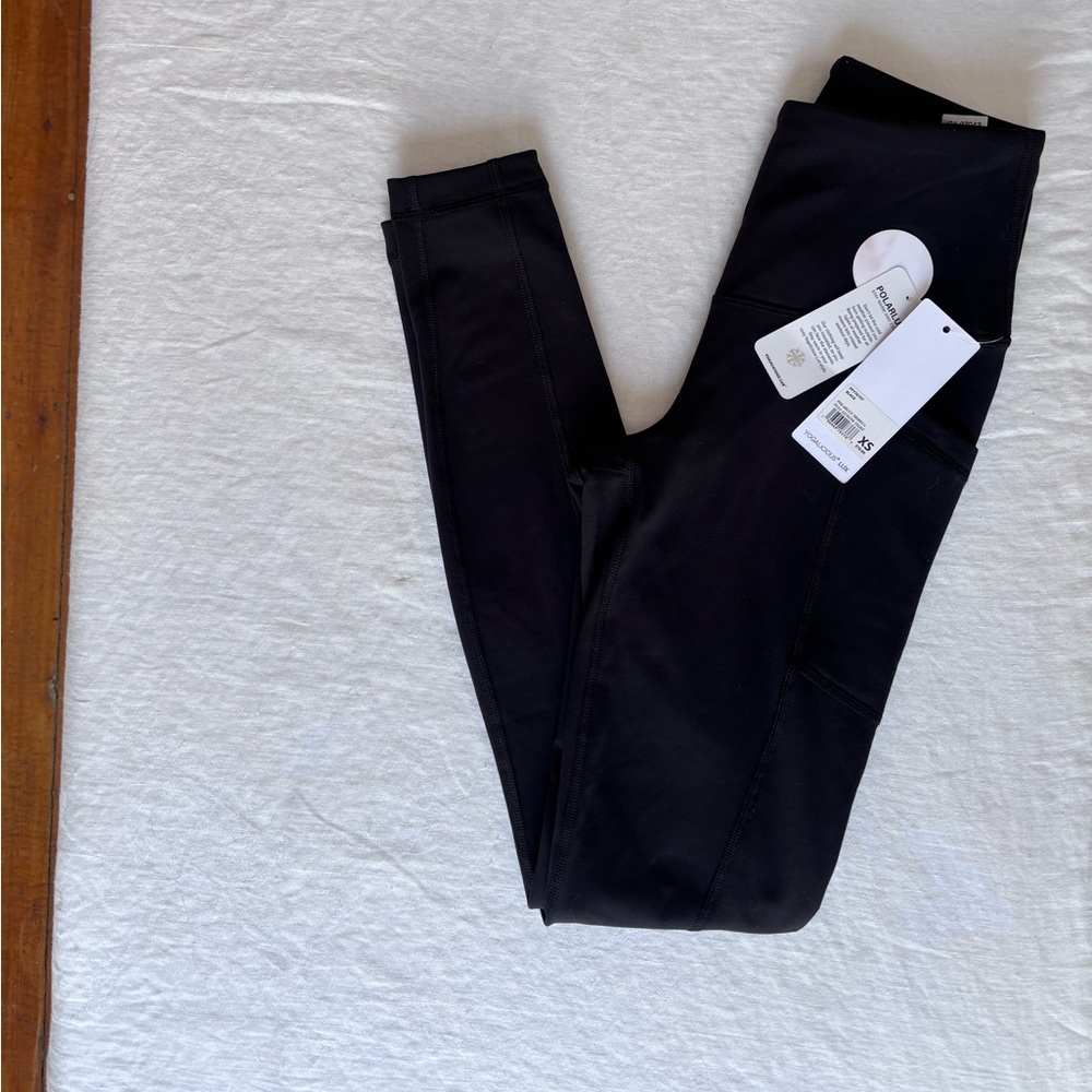 Women’s NWT Yogalicious Lux PolarLux Tribeca Full Length Fleece Lined Tight XS